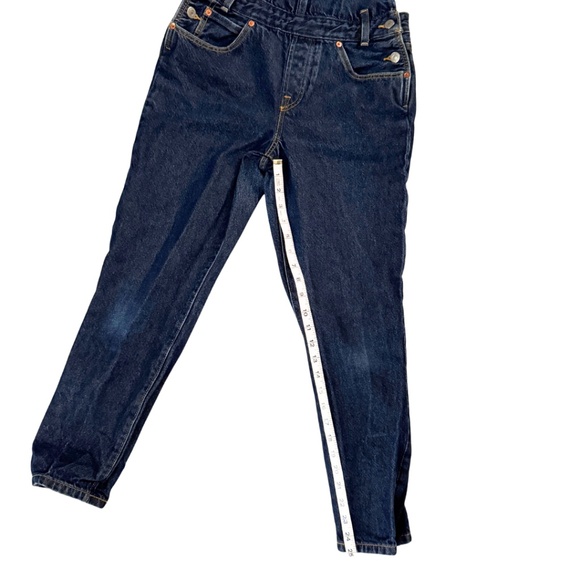 Levi’s Medium Dark Blue Wash Denim Overalls Jukebox Jam Women Size S–Vintage Y2K - Picture 9 of 16
